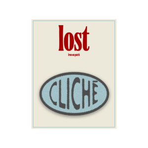 cliché iron-on patch
